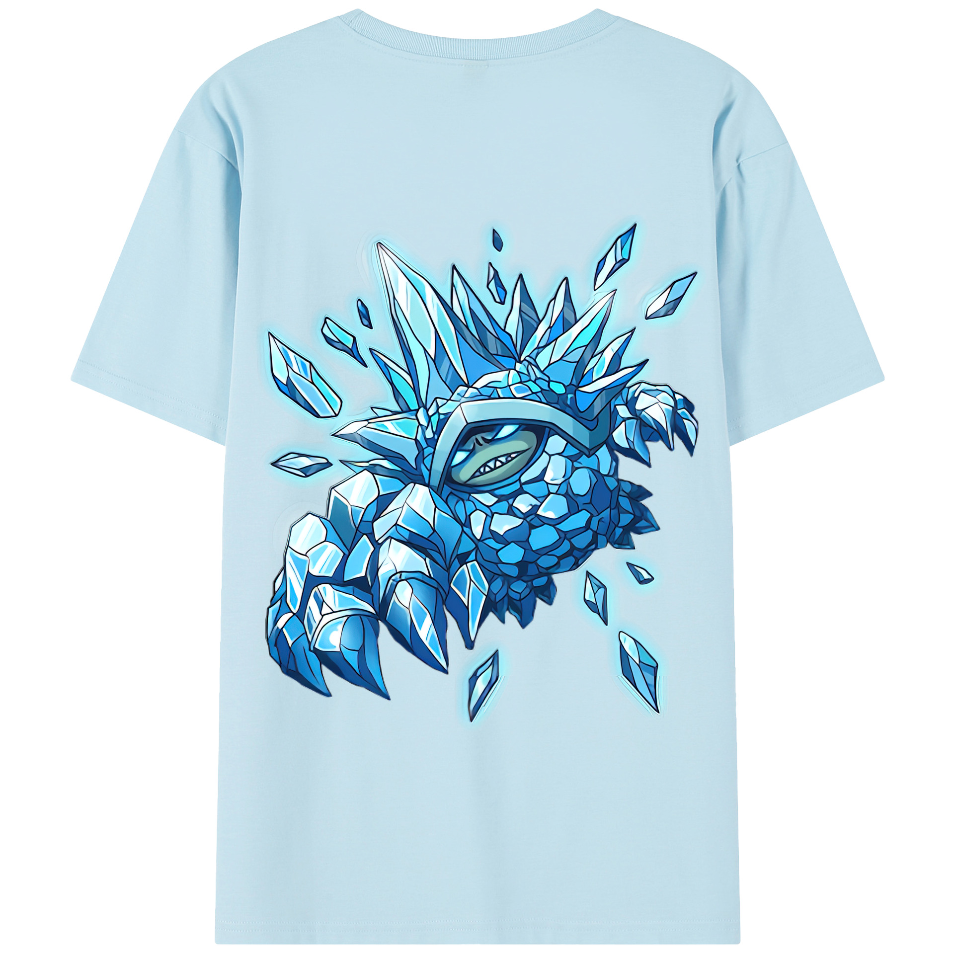 （画像用） リーグ・オブ・レジェンド League of Legends LOL 綿100％半袖Tシャツ（背面プリント）